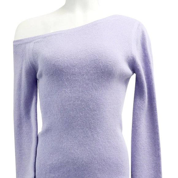 Storets Everly Off-the-Shoulder Knitted Pullover - Picture 1 of 16